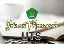 Selamat Menempuh Ujian Tengah Semester Tahun Akademik 2020/2021