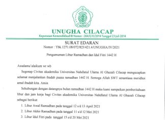 PENGUMUMAN LIBUR RAMADHAN 2021