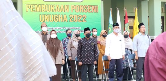 Porseni UNUGHA 2022 – Menguatkan Persaudaraan, Menjunjung Sportifitas Menuju UNUGHA Juara
