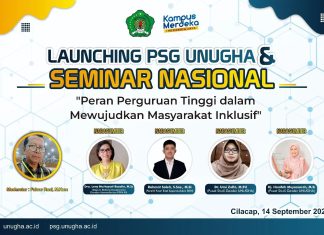 Launching PSG UNUGHA dan Seminar Nasional Wujudkan Kampus Inklusif Pusat Studi Gender